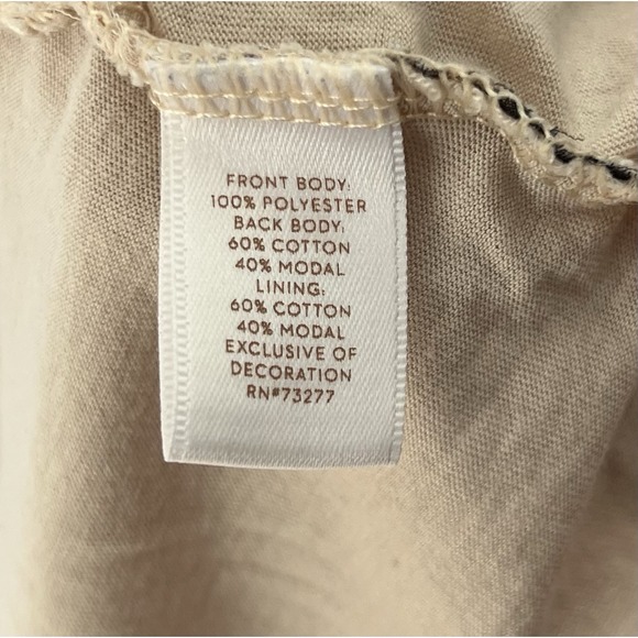 Lauren Conrad Top Womens Sz Small Swiss Dot Floral Sheer Puff Sleeves Scoop Neck - Picture 4 of 6